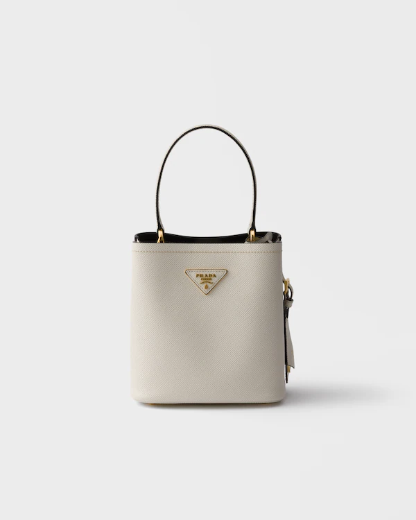 Borsa Prada Panier in pelle Saffiano mini