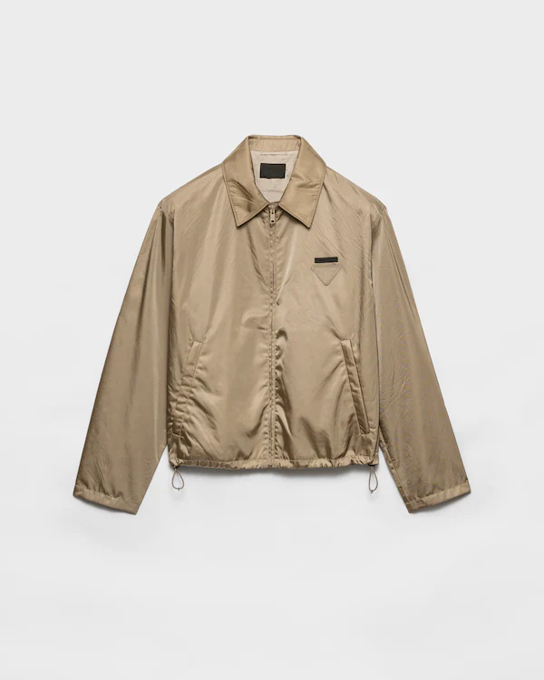 Giacca blouson in Re-Nylon con cerniera