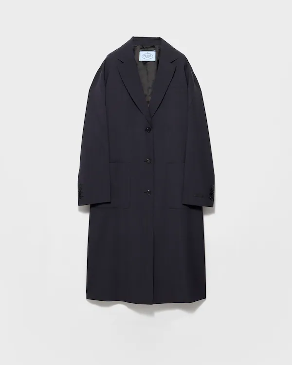 Cappotto in lana leggera a doppio petto