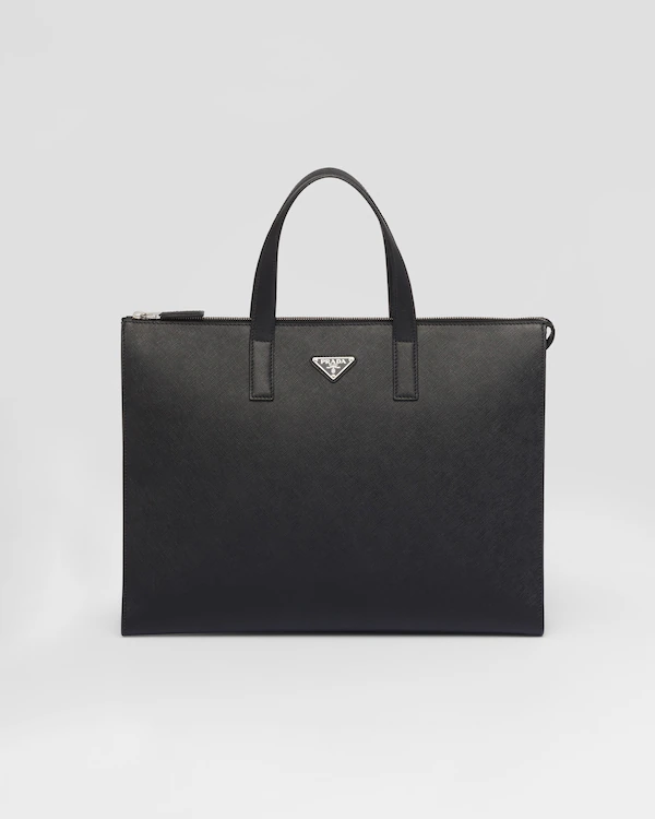 Borsa a tracolla in pelle Saffiano