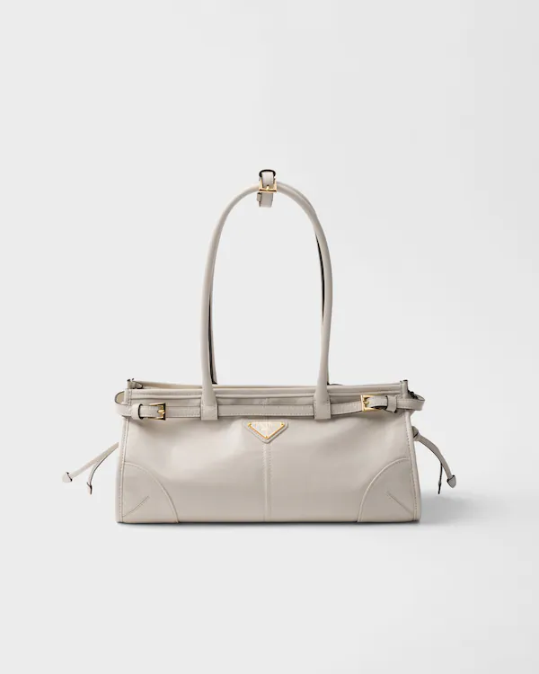 Borsa a mano in pelle Prada Bonnie media