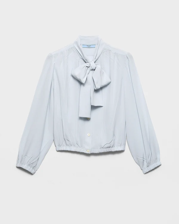 Camicia in crepe de chine