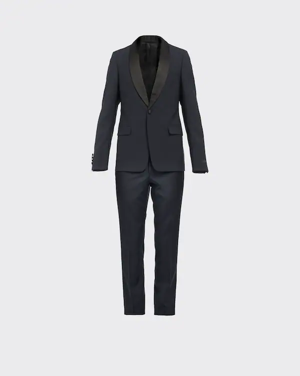 Tuxedo in lana e mohair
