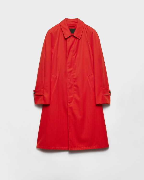 Cappotto in gabardine tecnico