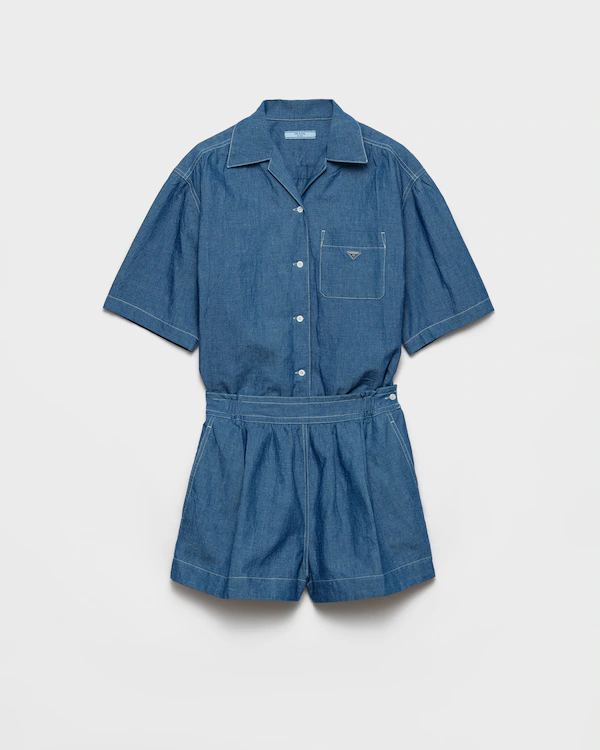 Tuta in chambray