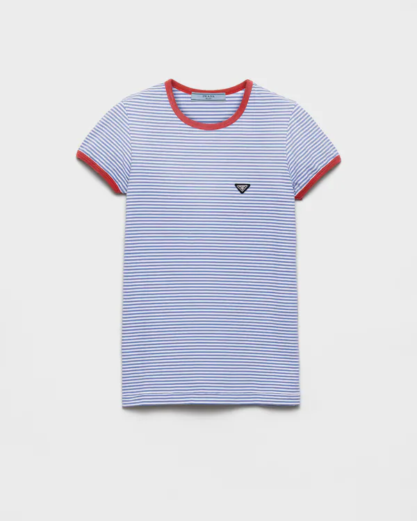 T-shirt in jersey a righe