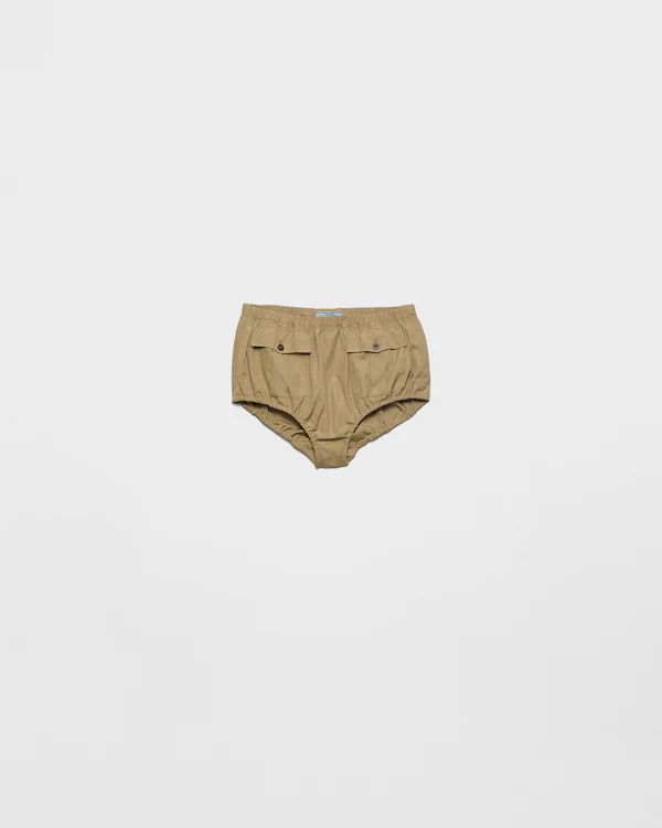 Pantaloncini in popeline