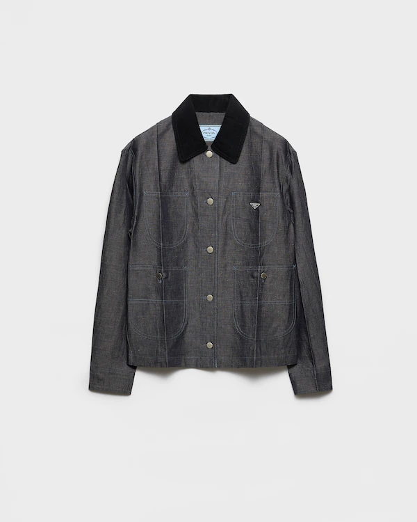 Giacca in chambray