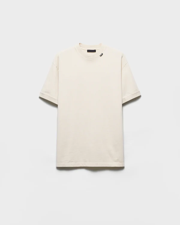 T-shirt in cotone a maniche corte