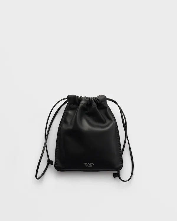 Porta cellulare in pelle nappa
