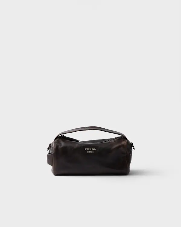 Borsa a tracolla in pelle nappa