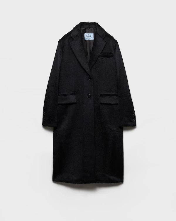 Cappotto in velluto a manica singola