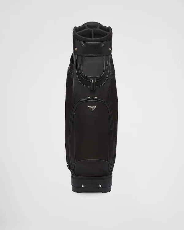 Borsa da golf in Re-Nylon e Saffiano
