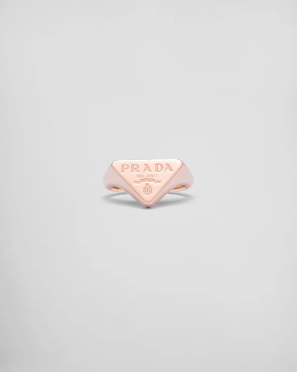 Anello sigillo Eternal Gold in oro rosa