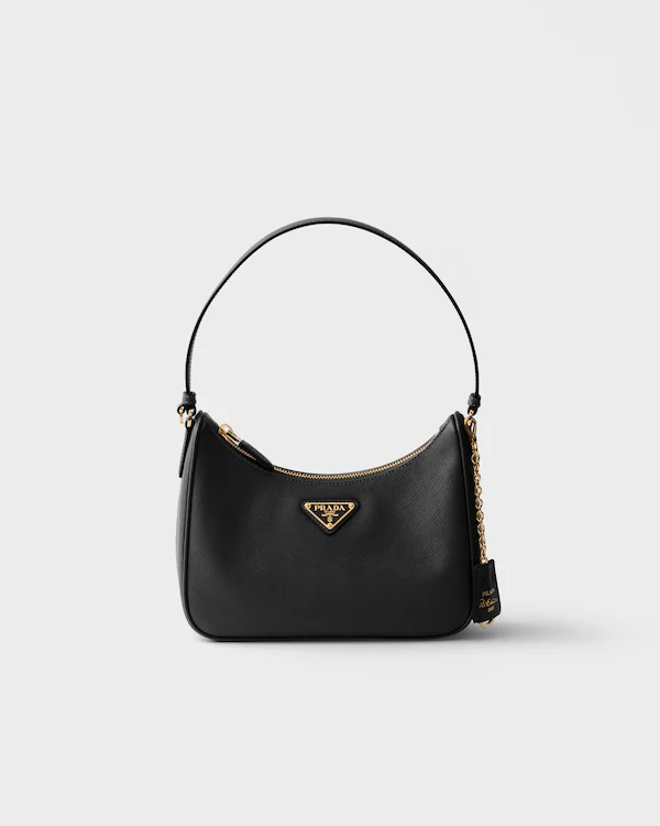 Borsa mini in pelle Saffiano Prada Re-Edition 2005