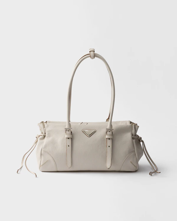 Borsa a tracolla media in pelle antiquata Prada Bonnie