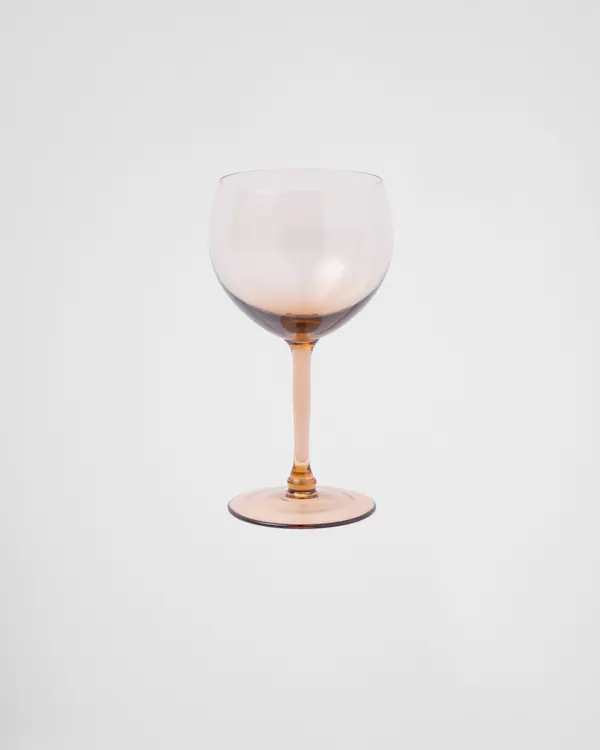 Set di due bicchieri da vino in cristallo rosso - New York