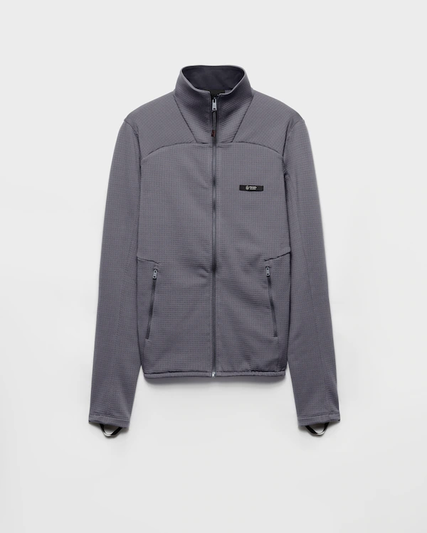 Giacca blouson in tessuto tecnico