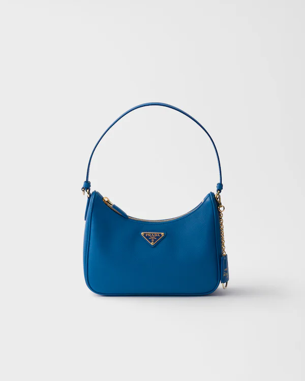 Borsa mini in pelle Saffiano Prada Re-Edition 2005
