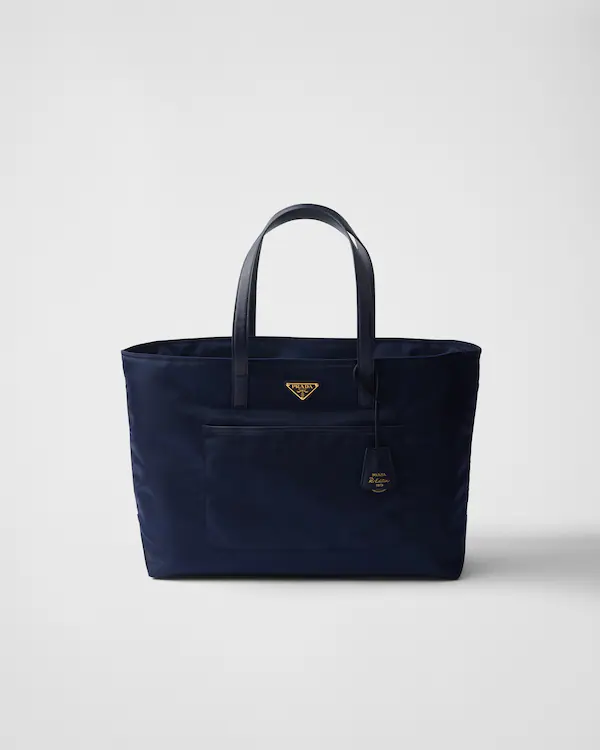 Borsa a tracolla grande Prada Re-Edition 1978 in Re-Nylon e pelle Saffiano