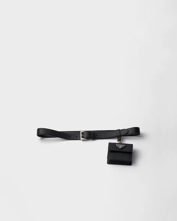 Cintura in pelle Saffiano