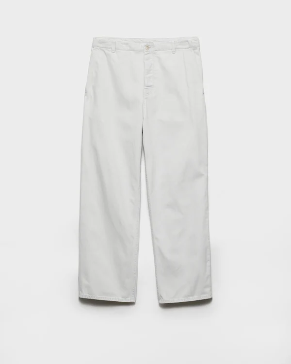 Jeans in denim sbiancato regular