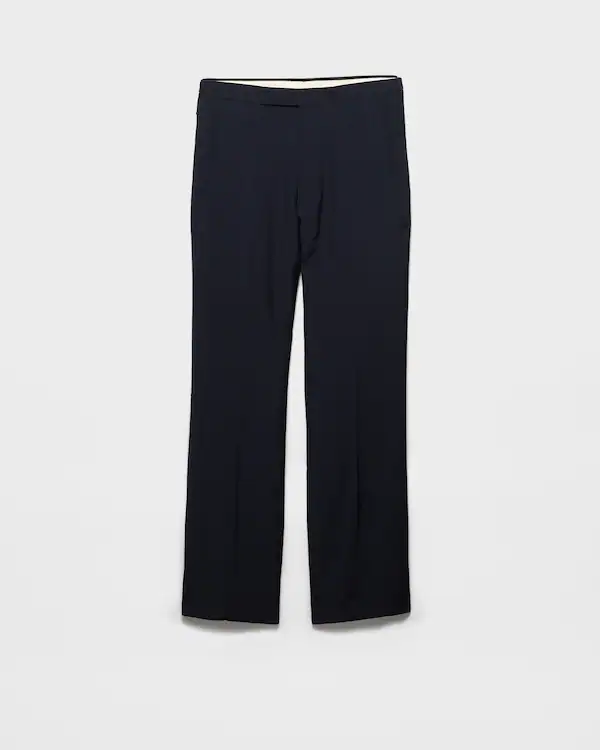Pantaloni in lana e mohair