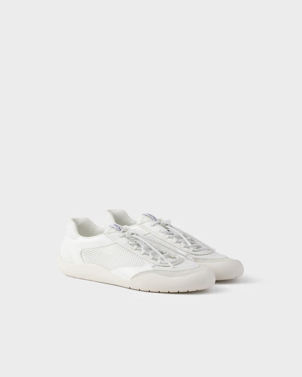 Scarpe da ginnastica in pelle lucida e tessuto in rete Speedrock