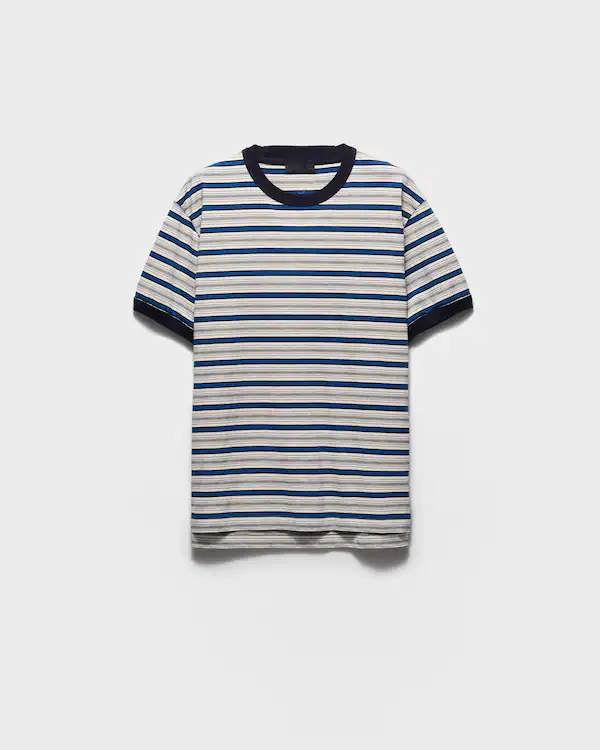 T-shirt in cotone a righe