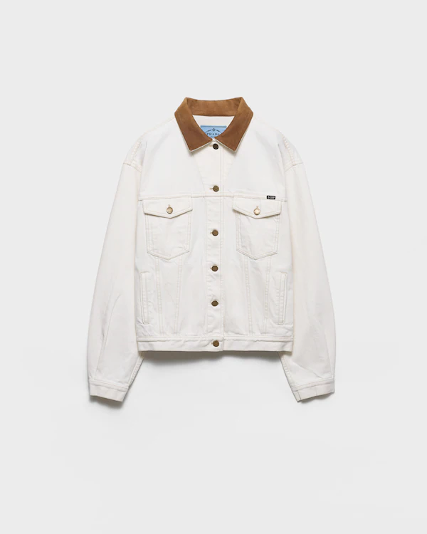 Giubbotto blouson in denim usato
