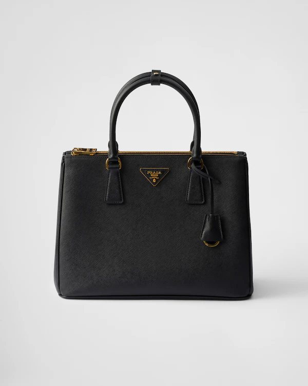 Borsa grande in pelle Saffiano Prada Galleria