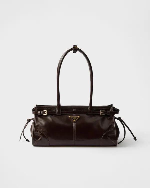Borsa a mano in pelle Prada Bonnie media