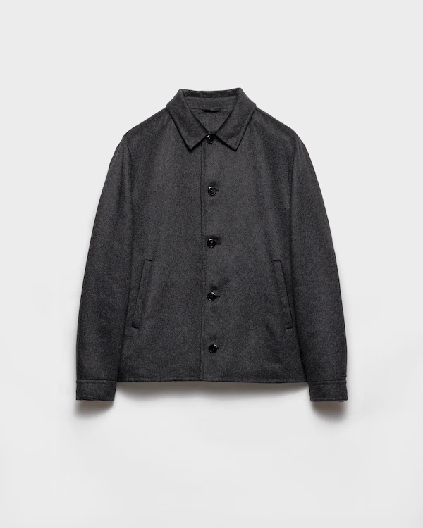 Giacca blouson in cachemire