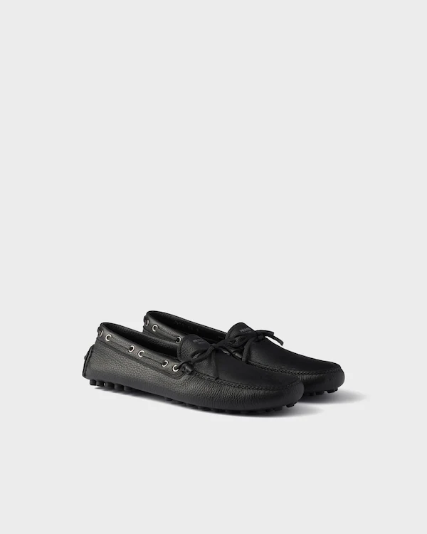 Scarpe da guida in pelle