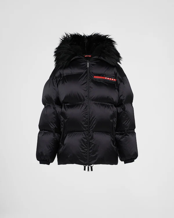 Giacca imbottita in re-nylon tecnico