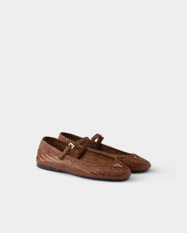Ballerine in pelle