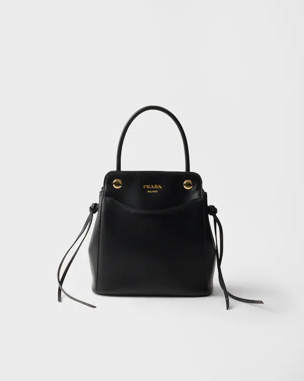 Borsa a mano in pelle Prada Carry mini