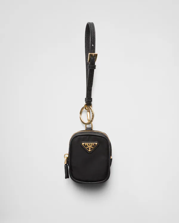 Prada Re-Edition 1978 Re-Nylon mini-pochette con portachiavi