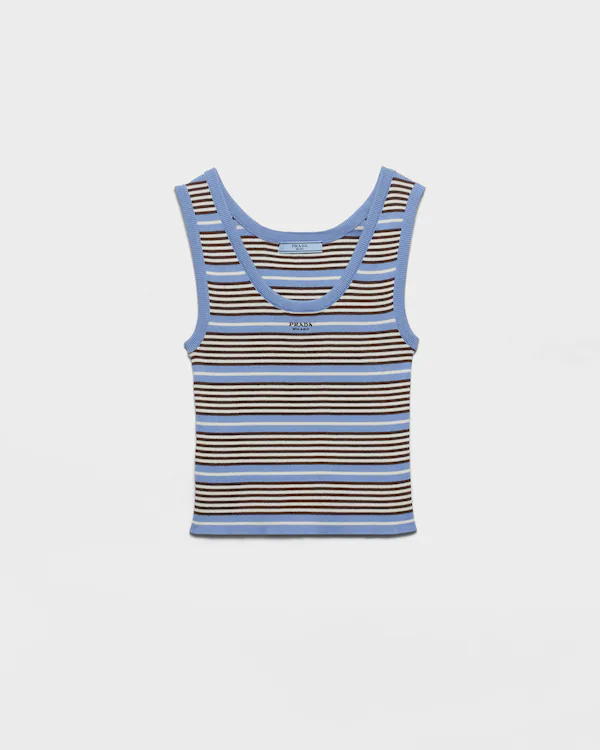 Canotta in maglia di cotone