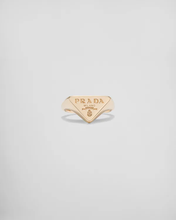 Anello sigillo Eternal Gold in oro giallo