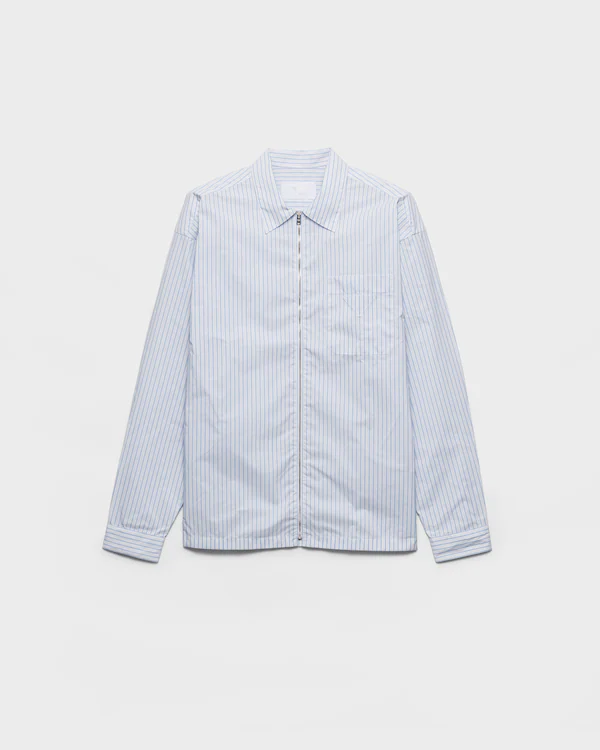 Camicia in Re-Nylon con cerniera