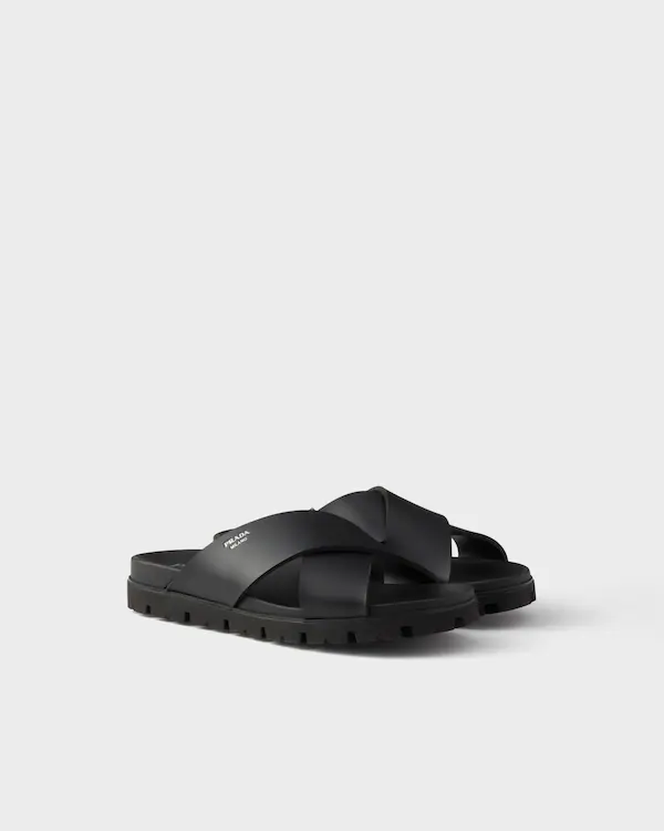 Pantofole in gomma a crisscross
