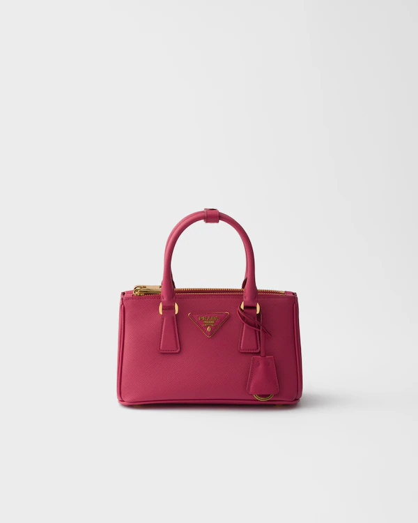 Borsa Prada Galleria mini in pelle Saffiano