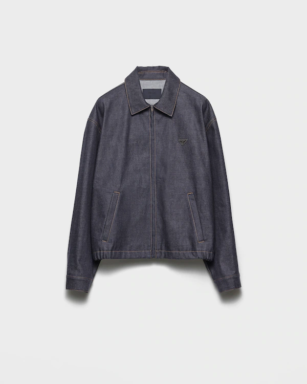 Giacca blouson in denim