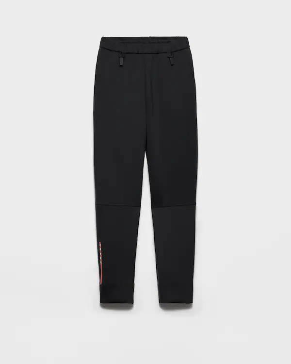 Pantaloni in doppio jersey riciclato