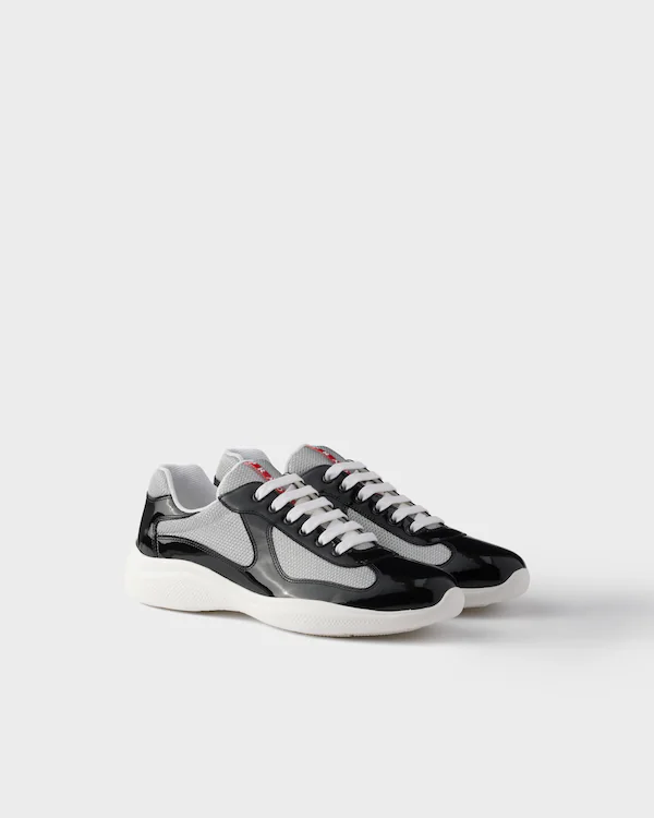 Sneakers Prada America's Cup in pelle lucida e tessuto tecnico