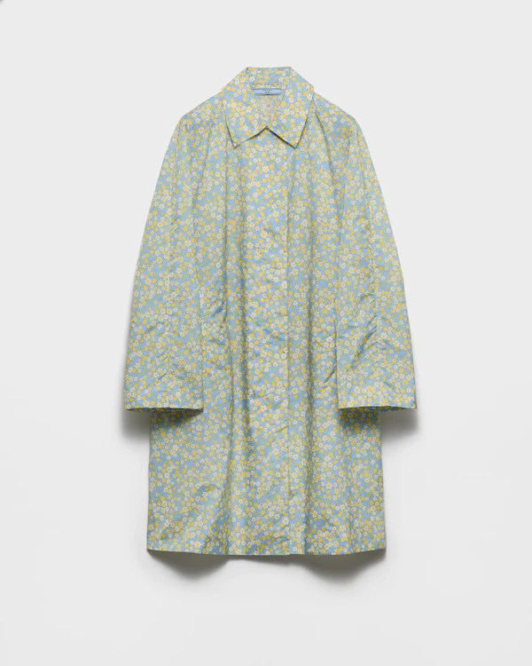 Impermeabile in Re-Nylon con stampa