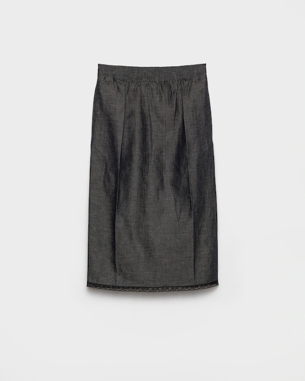 Gonna in chambray Gonna in chambray