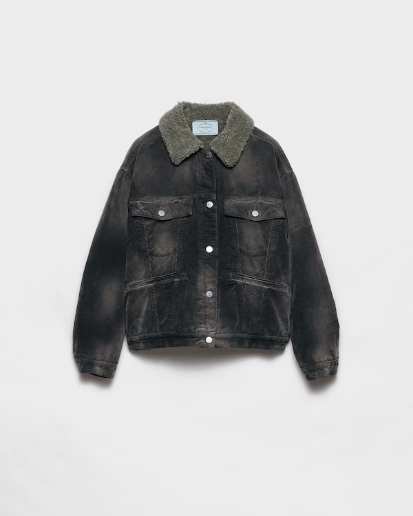 Giacca blouson in cordura