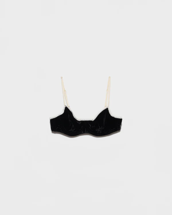 Reggiseno in velluto